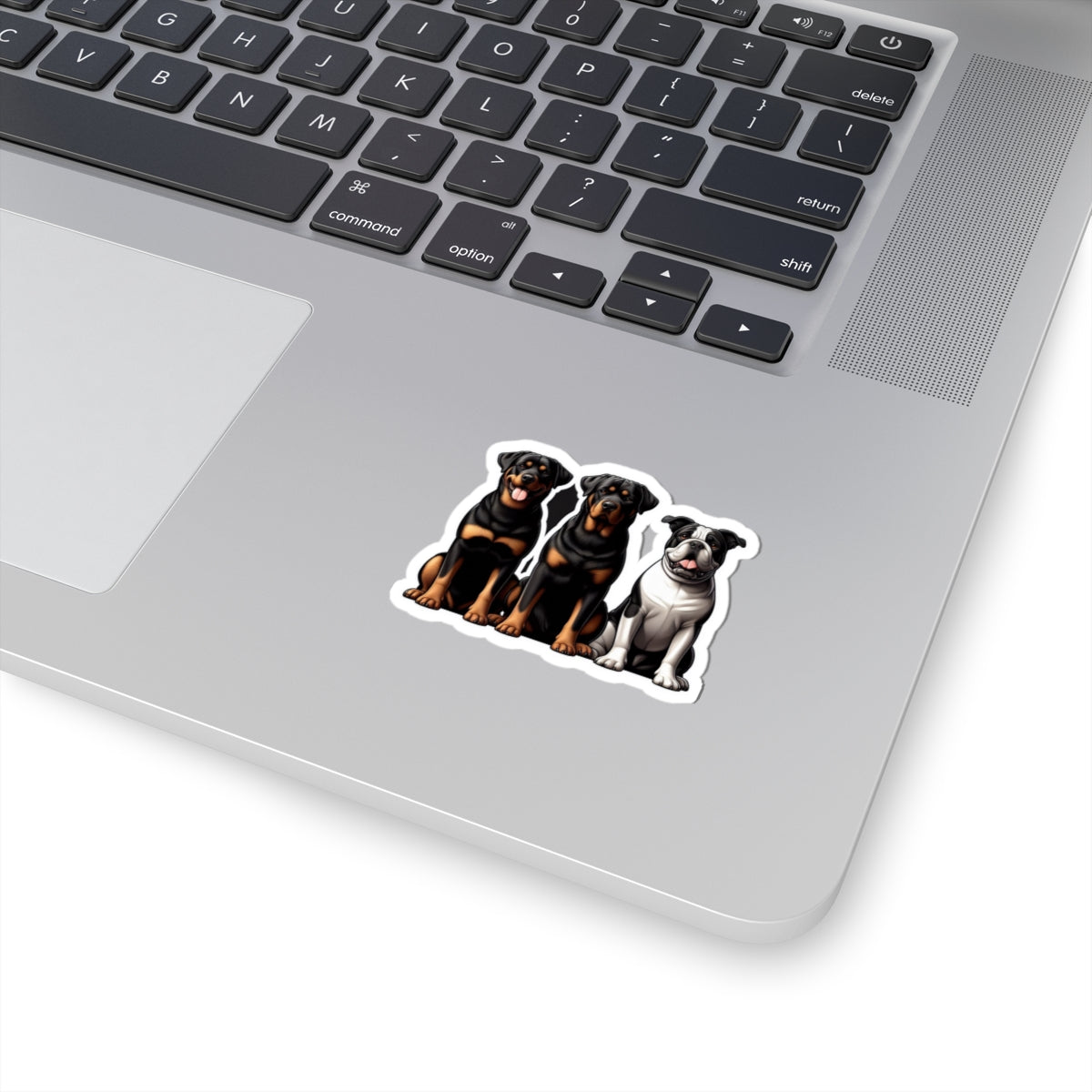 Our adorable Rottweiler and American Bully Kiss-Cut Stickers - Perfect for Dog Lovers!