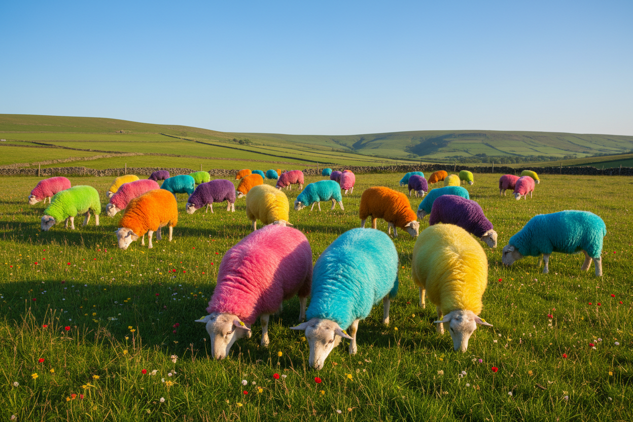 Coloured Sheep