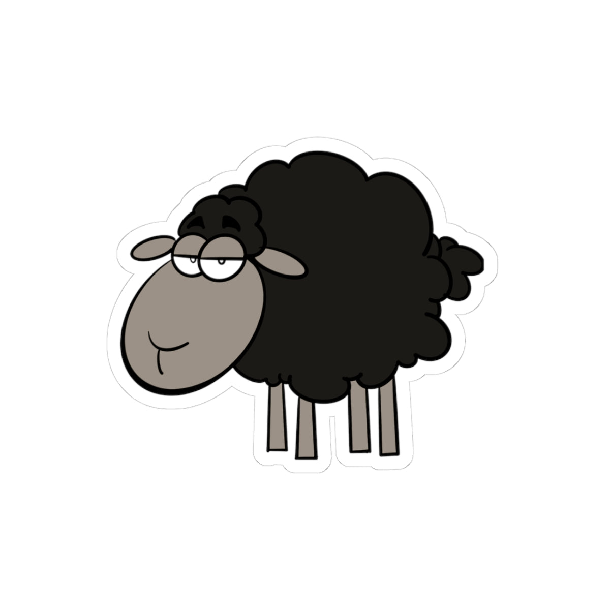 OG Black Sheep Kiss-Cut Sticker — Original Black Sheep Design