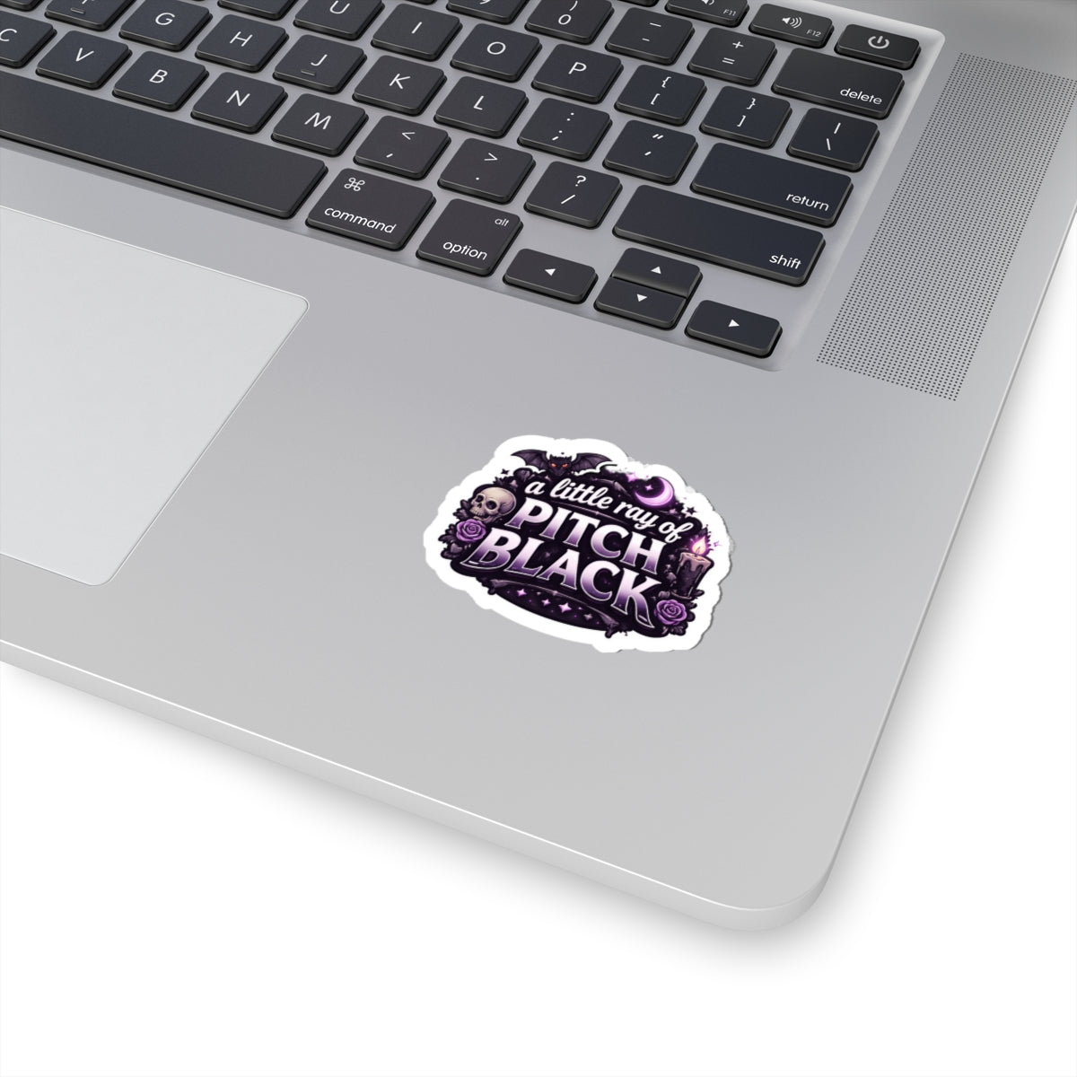 a little ray of PITCH BLACK sticker