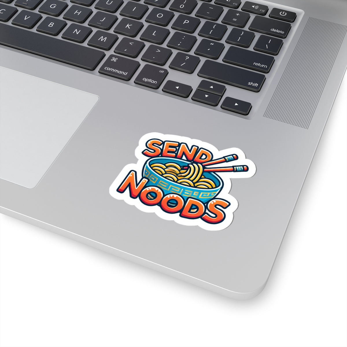 Send Noods Ramen Sticker – Funny Foodie Kiss-Cut Sticker for Laptops & Water Bottles