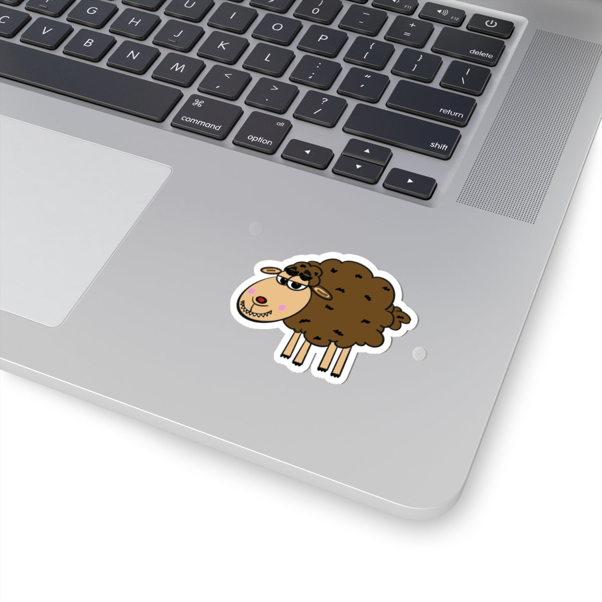 Cute Labubu Sheep Kiss-Cut Sticker — Funny Farm Animal Decal for Laptops & Water Bottles
