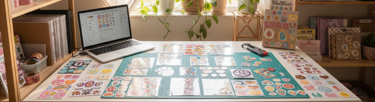 a home based sticker company